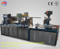 Semi-automatic spiral paper tube production line