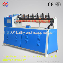 Semi-automatic spiral paper tube production line
