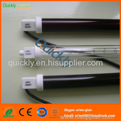 Short wave quartz tube IR emitter