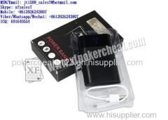 XF New Designation Spy Power Bank Camera To Read Invisible Bar-Codes Marked Playing Cards For Poker Reader Analyzer