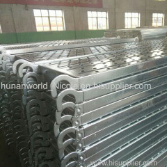 China steel plank for scaffolding and metal scaffold plank with hook