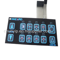 EL backlight membrane switch from china supplier