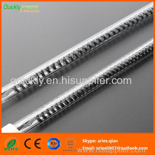 Carbon clear tube infrared emitter