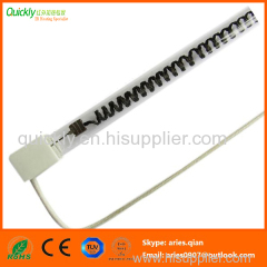 Carbon clear tube infrared lamp