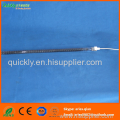 Carbon quartz tube infrared emitter