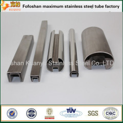 304 316 grade square stainless steel slotted pipe mirror tubing