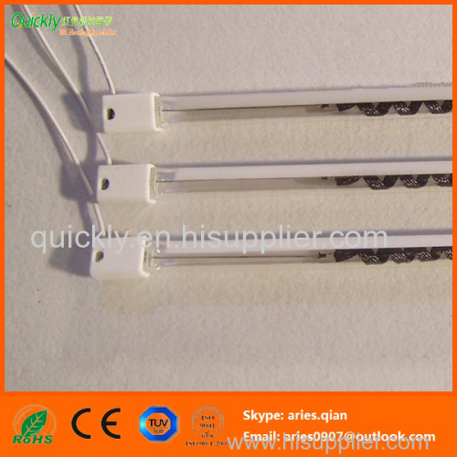 Single tube Carbon medium infrared lamps