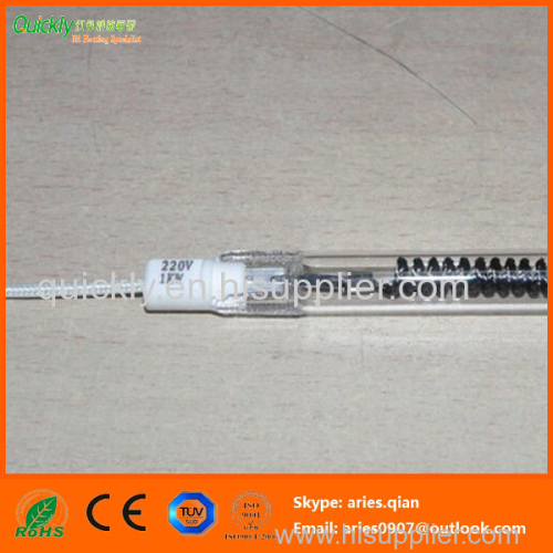 Carbon medium wave fast heating lamp