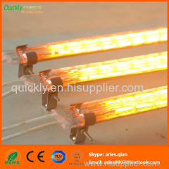 Short wave double tube heating lamp