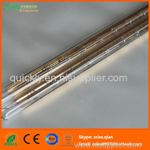 Short wave double tube infrared heat lamp