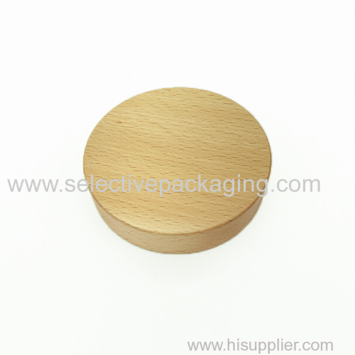 89/400 Beech wood cream jar lid