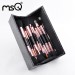 14pcs rose gold end-doubled cosmetics brush set