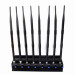 8 Bands Adjustable Powerful 3G Cellphone Jammer & WiFi GPS VHF UHF Lojack Jammer