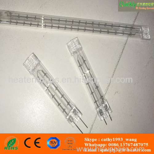 quartz halogen infrared heating element