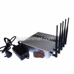 5 Band Adjustable 3G 4G Cellphone Jammer with Remote Control