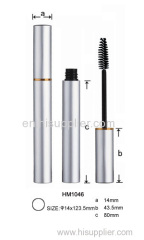 6mL Empty Aluminum Mascara Tube with wand for Cosmetic Packaging