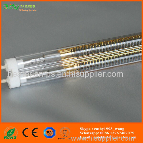 twin tubes quartz heating element