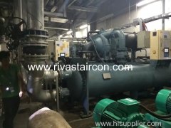 Shandong Rivastaircon Good quality and low price water cooled screw chiller