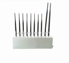 10 Antenna 10 Band 3G 4G GPS WiFi LoJack UHF VHF All Signal Jammer