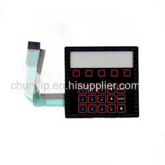 OEM LED backlight good touch feeling membrane switch