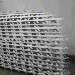 High quality anti-slip and durable galvanized structure steel step ladder manufacturer for construction