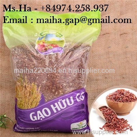 Red Brown Rice Vietnam Organic Dragon Blood Rice High Quality For Europe