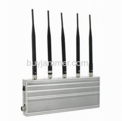 5 Band Mobile Phone Blocker UHF Audio Jammer