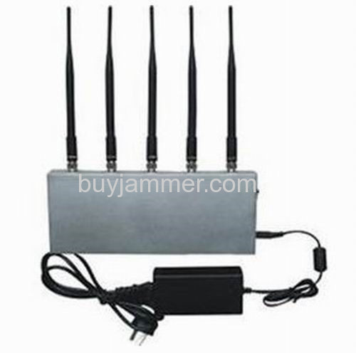 5 Band Cell Phone Signal Blocker Jammer