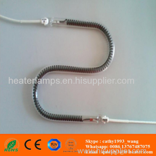 quartz tube carbon medium wave IR emitter