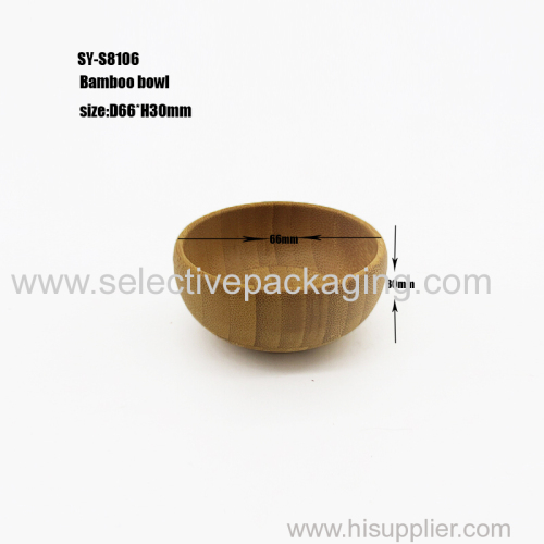 small bamboo cosmetic mask bowl