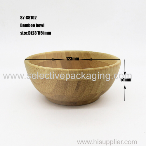 Big bamboo bowl and spoon