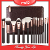 MSQ 15PCS Private Label Custom Goat Hair Makeup Brush Set Best for Makeup