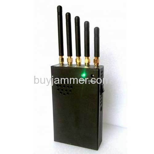 3W Portable 3G Cell Phone Jammer 4G Jammer (4G LTE + 4G Wimax)