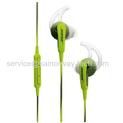 2017 New Arrival Bose SoundSport In-Ear Sport Headphones With Microphone For Apple Devices Energy Green