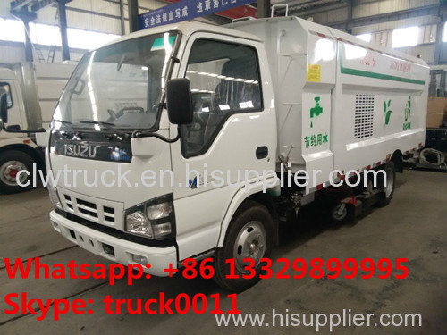 Japan brand ISUZU 4*2 LHD small road sweeper truck for sale