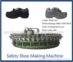 PU safety shoe making machine sport shoes labor boot molding production line