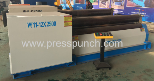 three roller plate bending machine