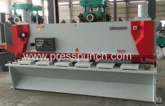 hydraulic guillotine type shearing machine