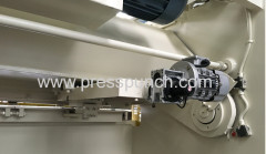 China automatic power hydraulicswing beam cnc shearing machine