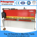 China hydraulic guillotine cnc high quality shearing machine