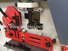 Q35Y-40 Hydraulic Ironworker machine 200ton with angle cutting