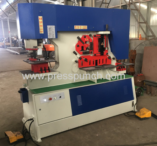 Angle steel cutting punching machine