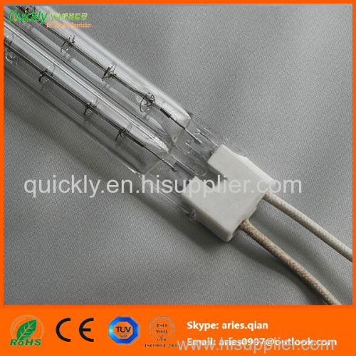 Halogen quartz tube high intensity infrared heaters