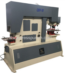 Multi-function hydraulic ironwork machine sheet metal cutting and bending machine