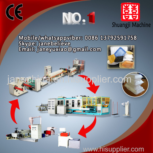 disposable food box making machine