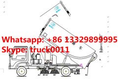 factory direct sale dongfeng 153 Cummins 190hp diesel road sweeping truck