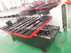 carbon sheet stamping press punching machine with feeding table