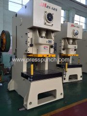 JH21 eccentric cnc punching machine 200ton air pressure power press