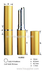 Empty Aluminum Lipstick Tube/ Slim Lipstick Case/ cosmetic packaging