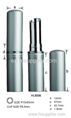 Empty Aluminum Lipstick Tube/ Slim Lipstick Case for Cosmetic Packaging